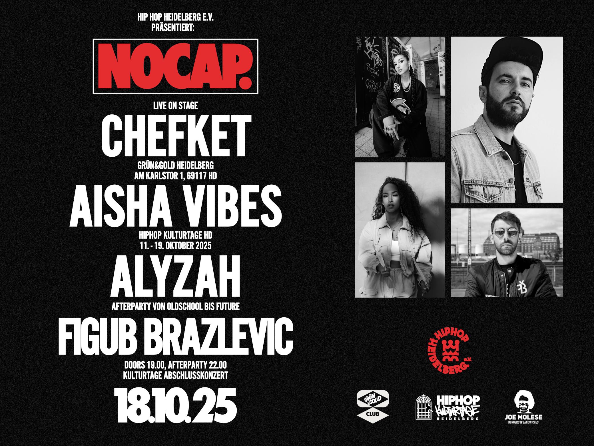 NO CAP. Abschluss-Konzert und Afterparty